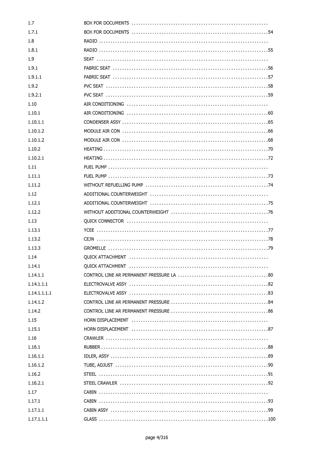 YANMAR ViO50-6B Mini Excavator Parts Catalog Manual - WIRE BOUND - TOUGH COVERS