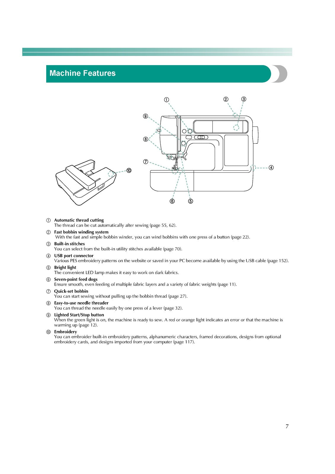 BABY LOCK Sofia BL137A Sewing Machine Instruction Manual - WIRE BOUND - COVERS