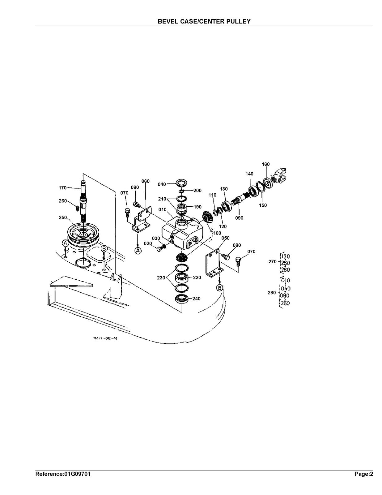 KUBOTA RC54-FZ21 Parts Manual - STEEL WIRE BOUND - PROTECTIVE COVERS