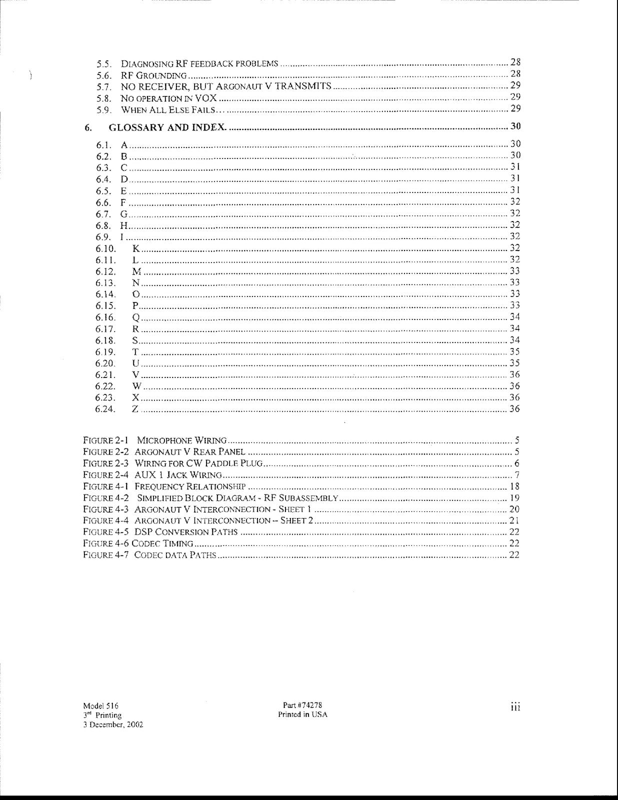 TEN TEC Argonaut Model 516 Operating Manual - STEEL WIRE BOUND - TOUGH COVERS