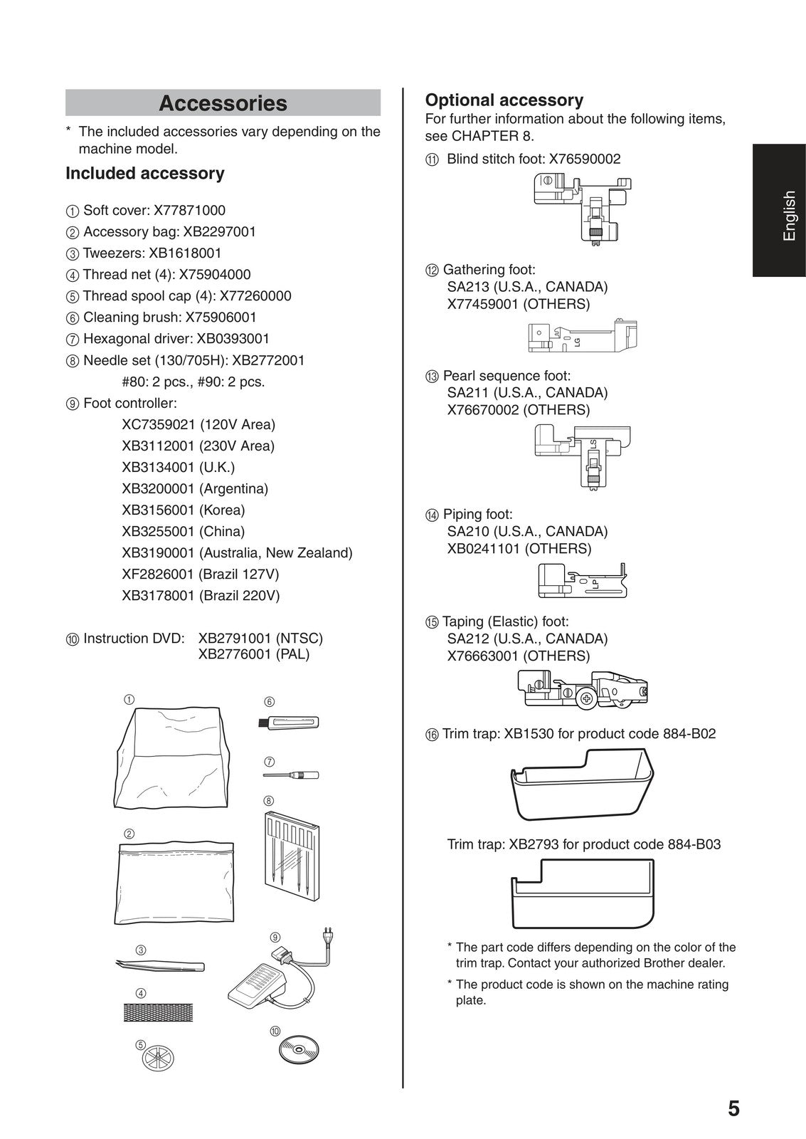 BROTHER 1034DX Compact Overlock Machine Manual - STEEL WIRE BOUND - TOUGH COVERS