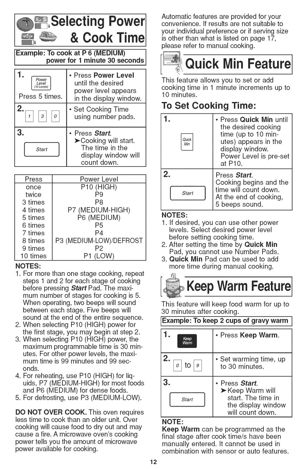 PANASONIC NN-H764 T764 T774 H964 T964  More Microwave Owners Manual - BOUND