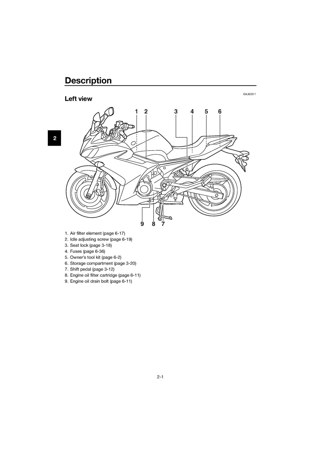 YAMAHA XJ6F XJ6FA Diversion F Owners Manual 2016 - WIRE BOUND - TOUGH COVERS