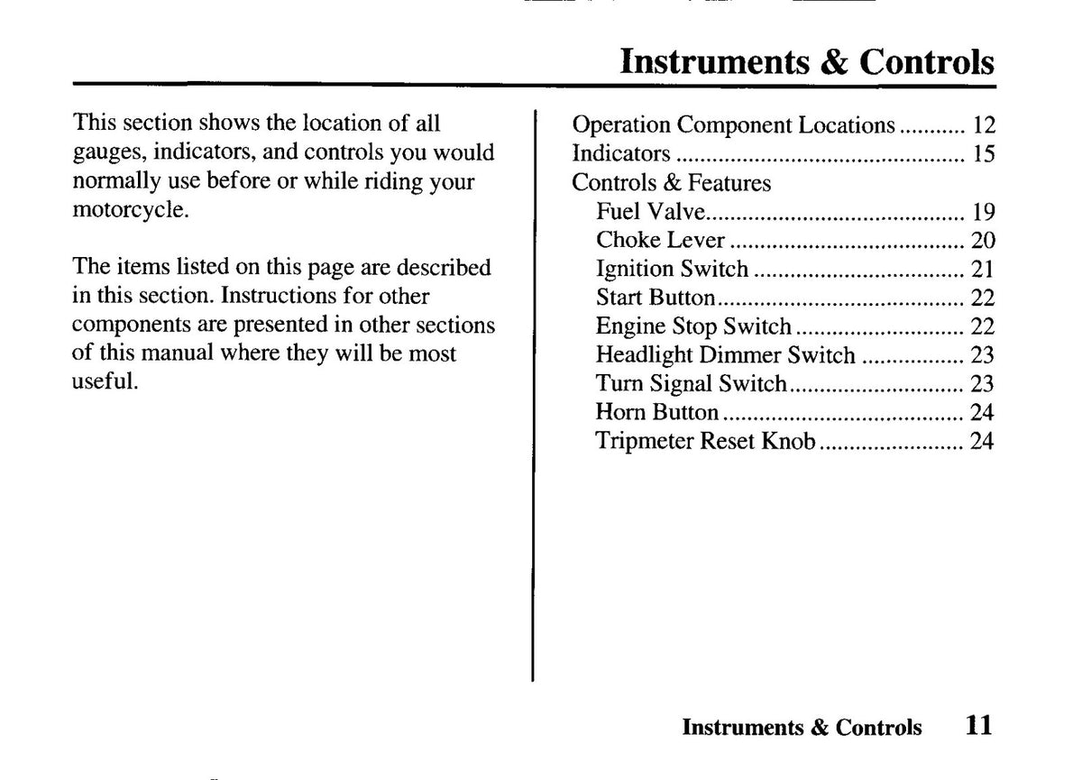 HONDA XR650L Owners Manual 2006 - STEEL WIRE BOUND - PROTECTIVE COVERS