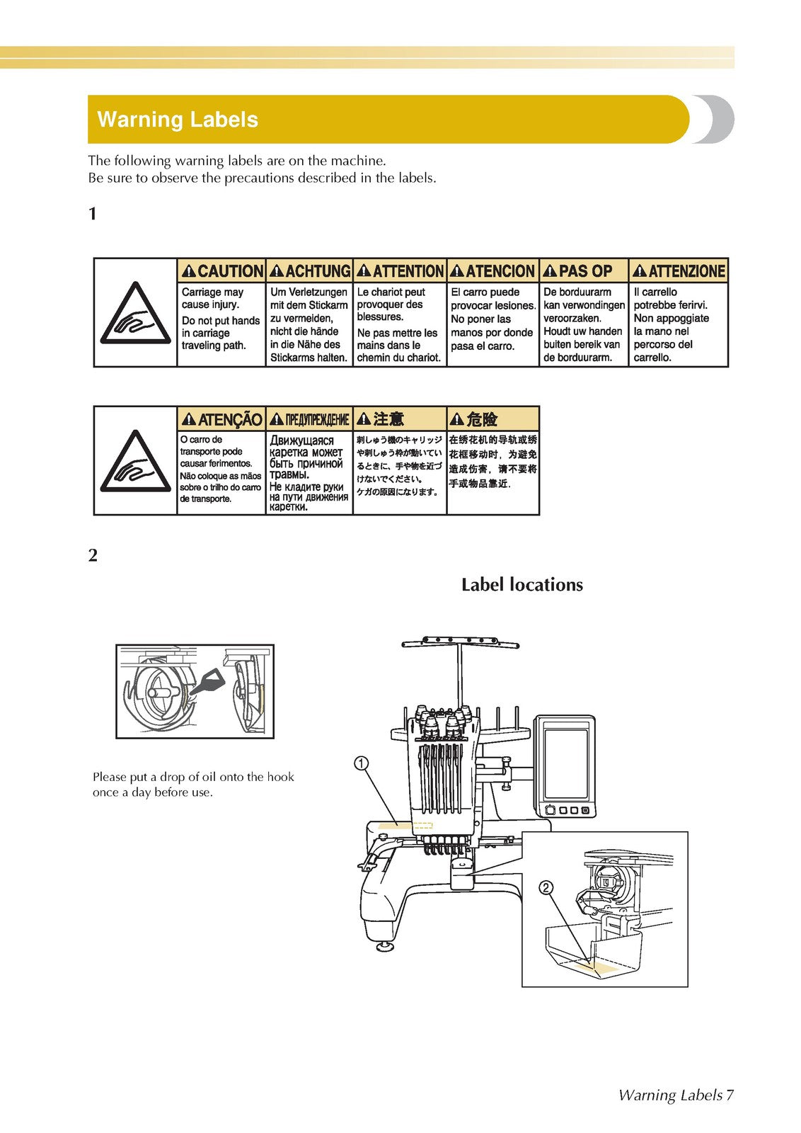 BABY LOCK Embroidery Professional Plus BMP9 Instruction Manual - WIRE BOUND