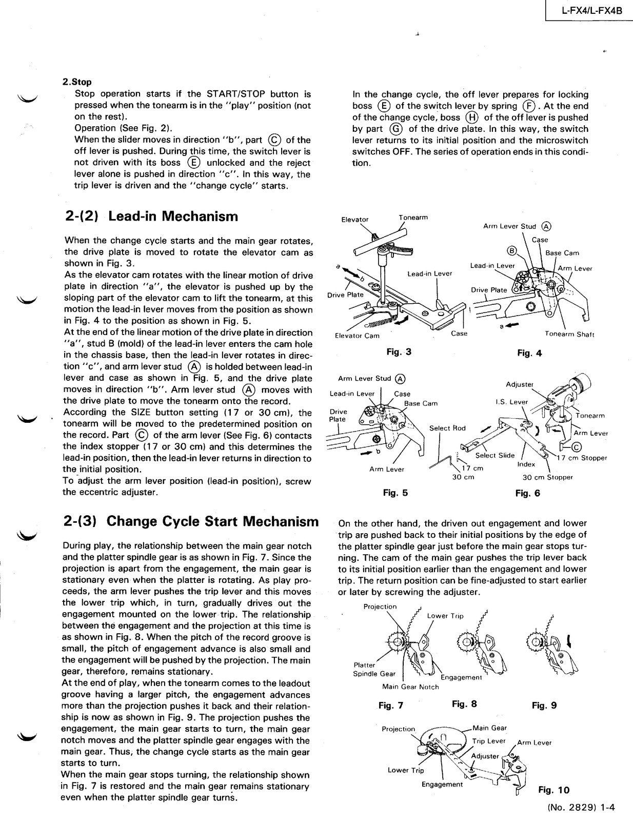 JVC L-FX4 L-FX4B Turntable Service And Parts Manual 1985 - WIRE BOUND - COVERS