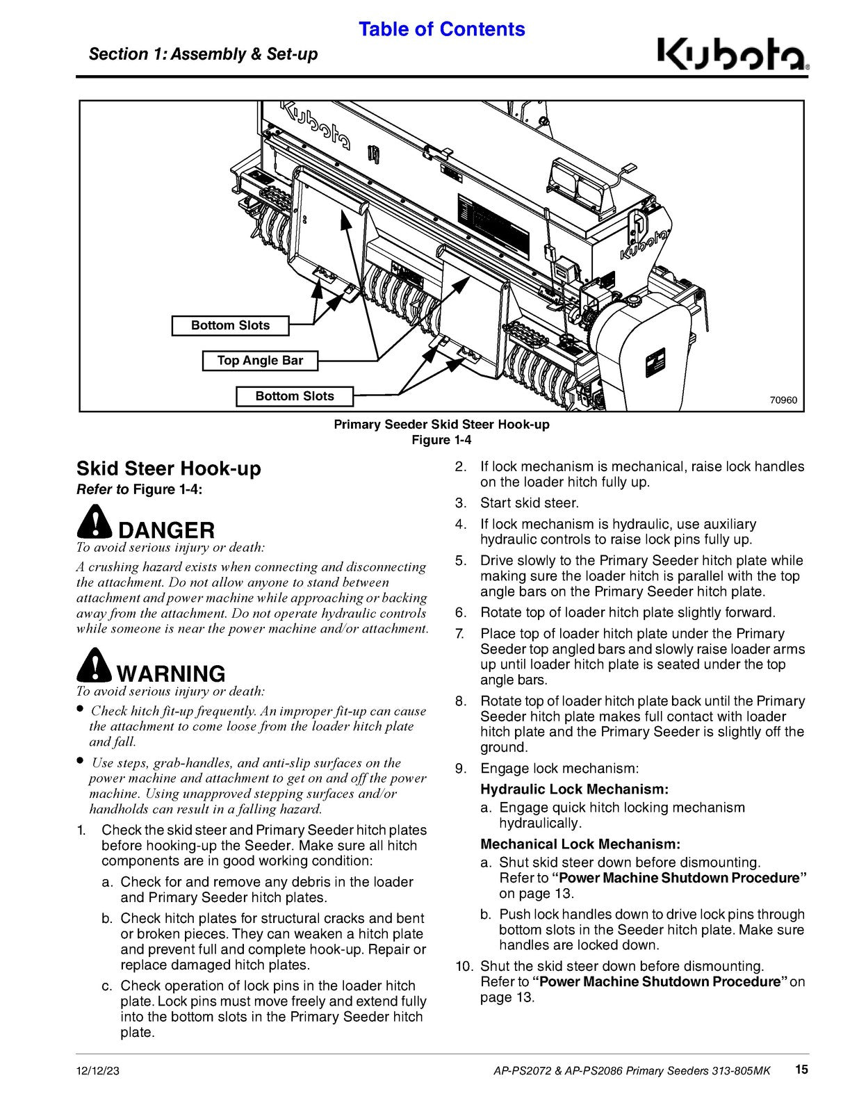 LAND PRIDE PS20 Series Primary Seeders Operators Manual - WIRE BOUND - COVERS