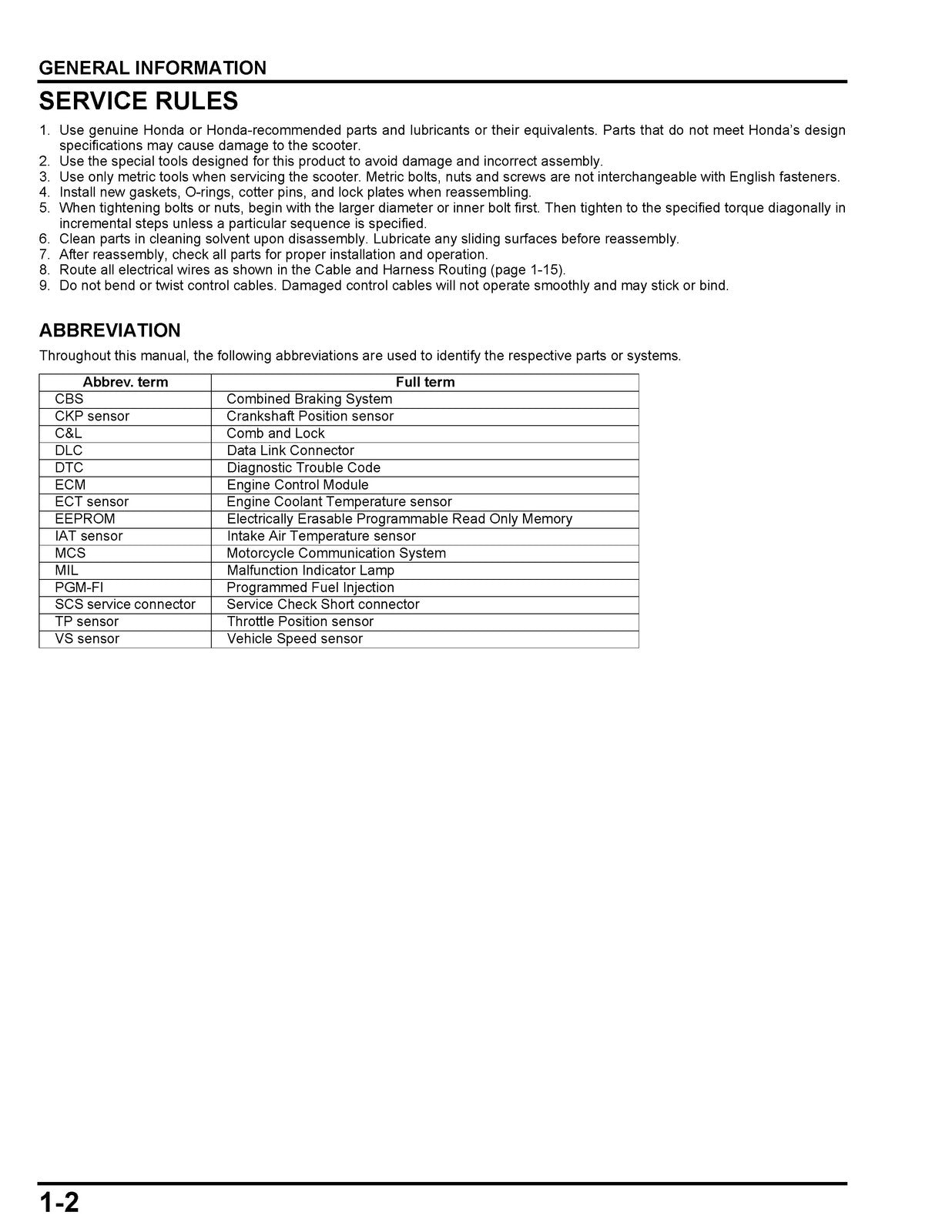 HONDA Giorno NCW50 Scooter Shop Manual - BOUND - COVERS - XL FOLDOUT PAGES