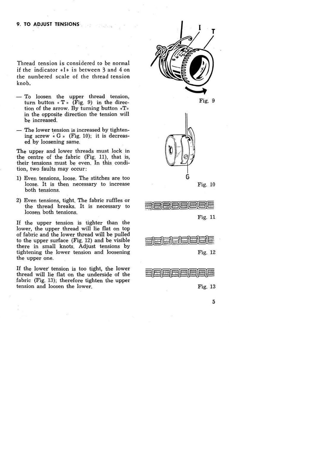 NECCHI BU Nova BU Mira Instructions For The Use And Maintenance Manual - BOUND