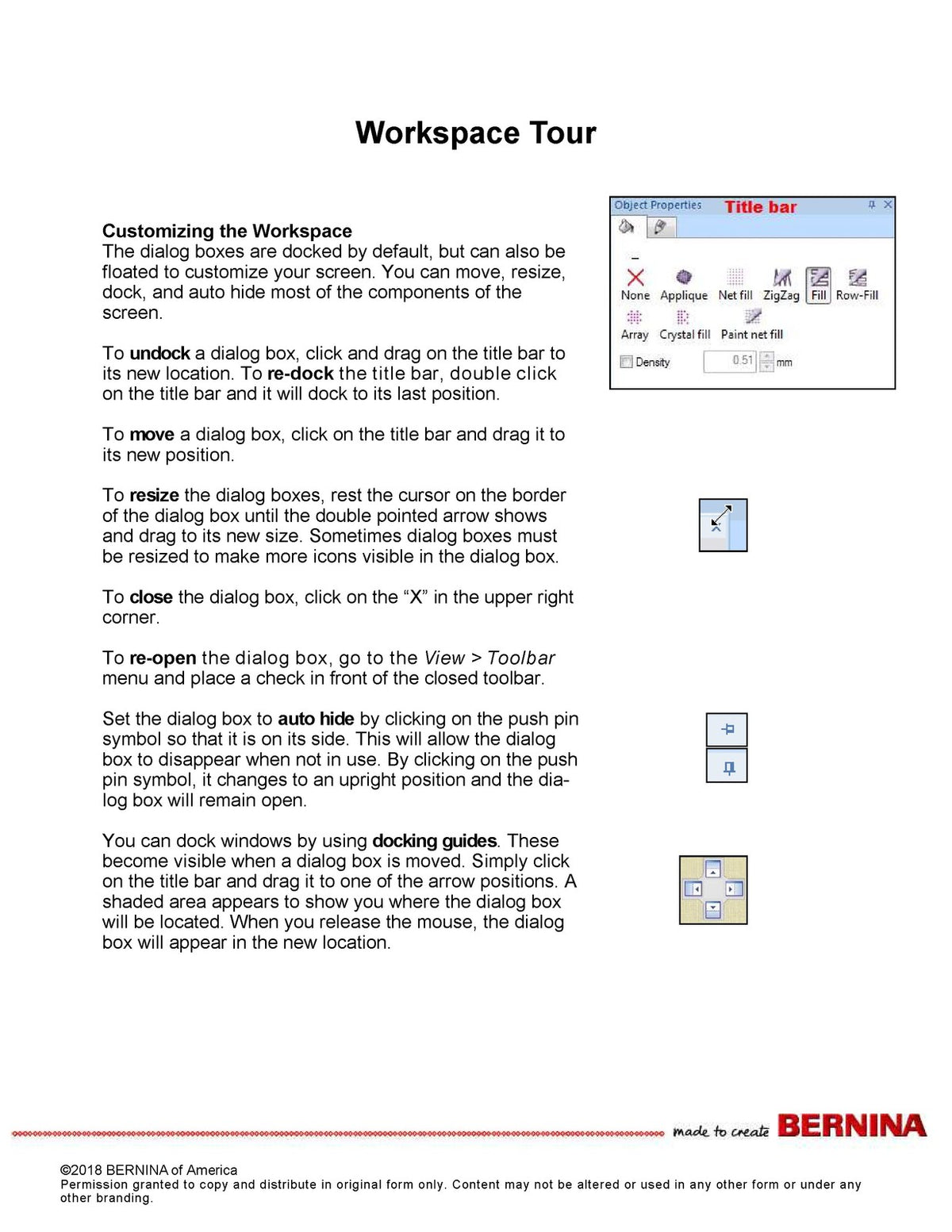 BERNINA DesignWorks Embroidery Digitizing Presser Feet Workbook Manual BUNDLE