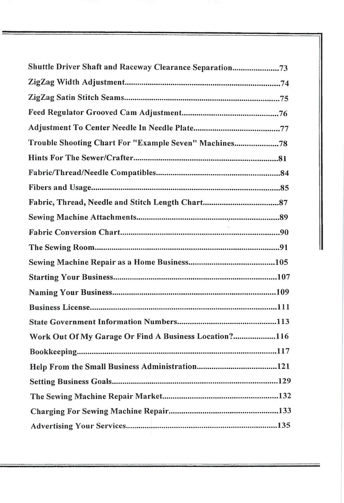 KARNAK PUBLISHING Repairing Sewing Machines Service Manual - WIRE BOUND - COVERS