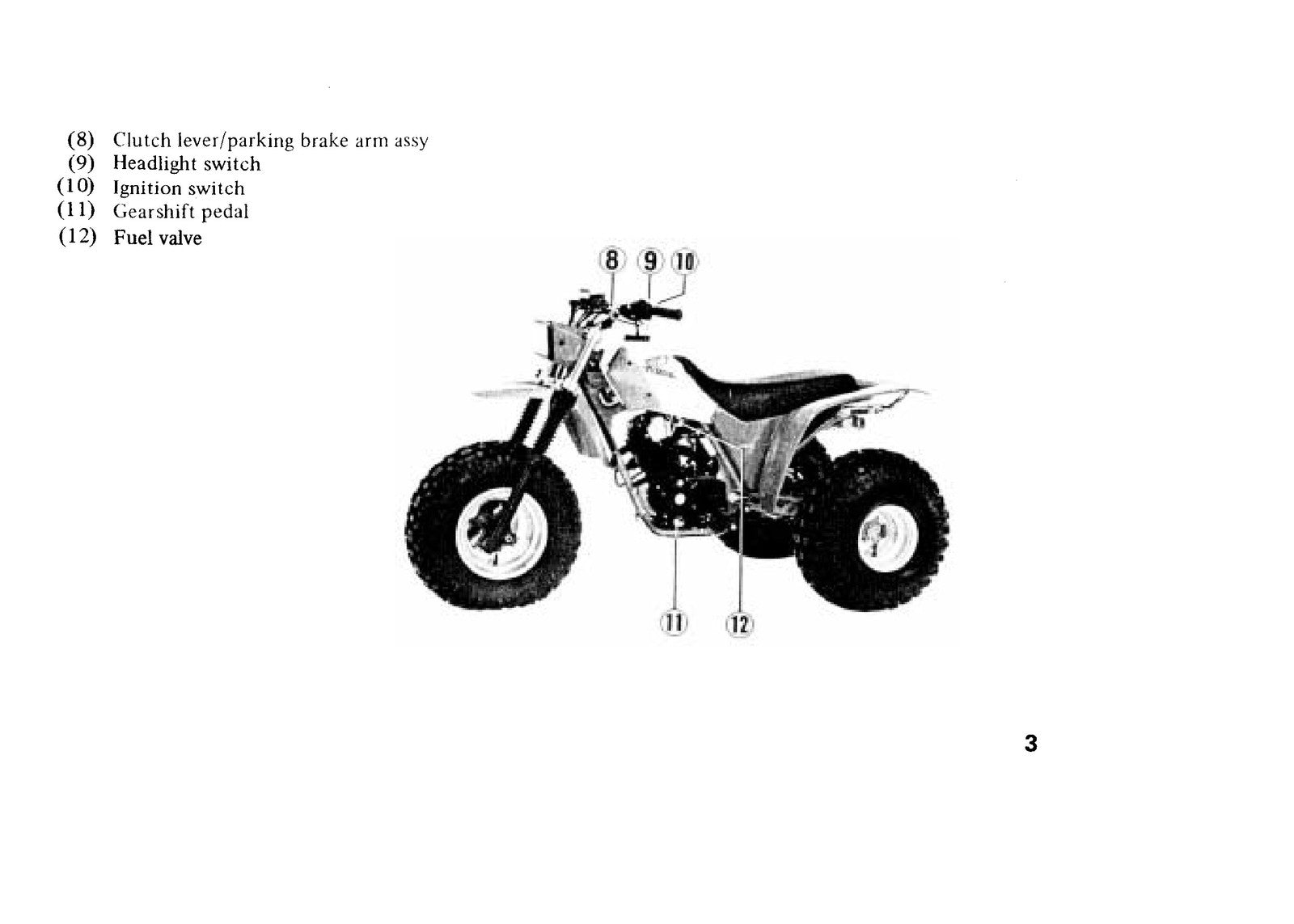 HONDA ATC200X All Terrain Cycle Owners Manual 1983 - WIRE BOUND - TOUGH COVERS