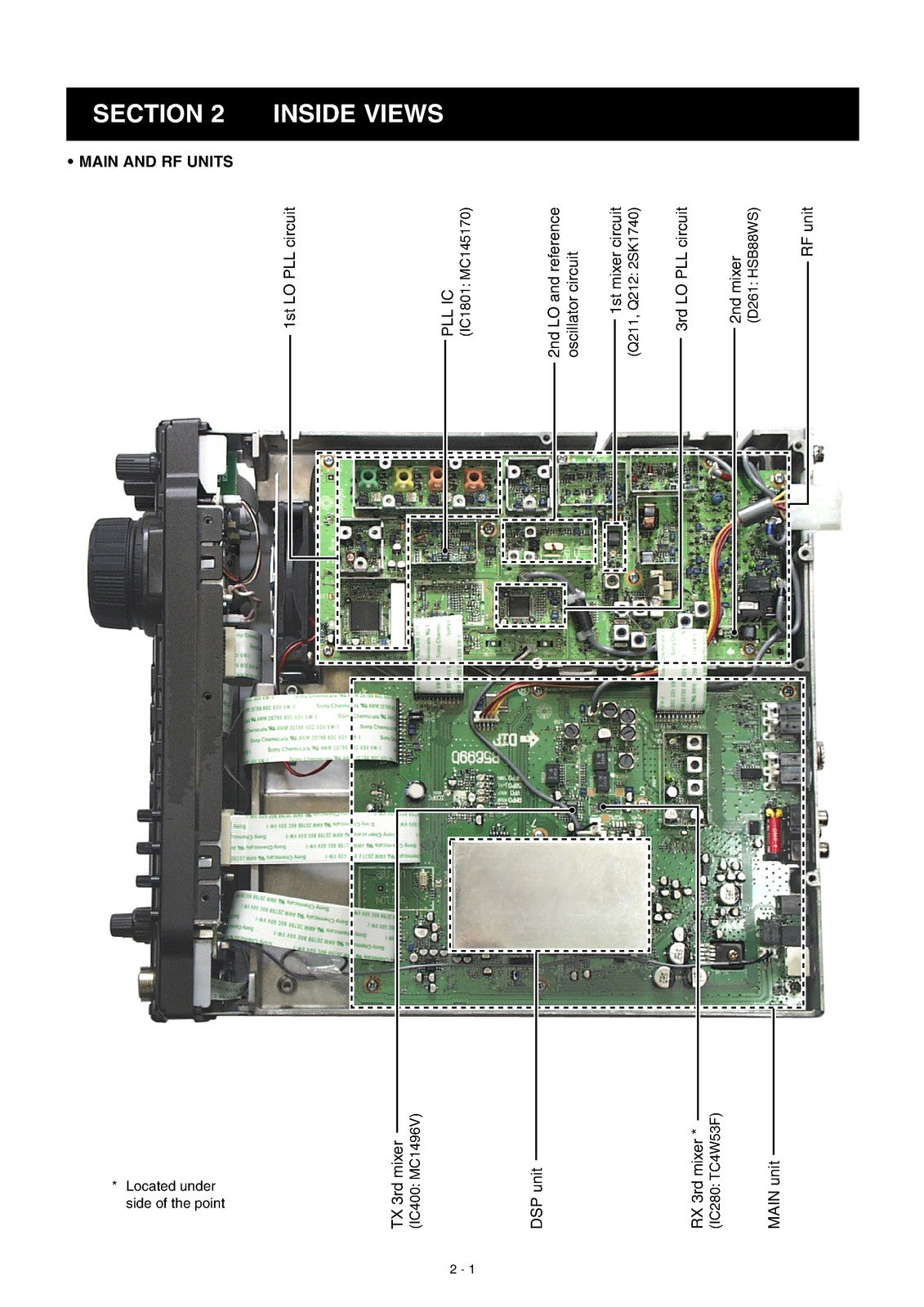 ICOM IC-7400 HF VHF Transceiver Service Manual - BOUND - COVERS - XL FOLDOUTS