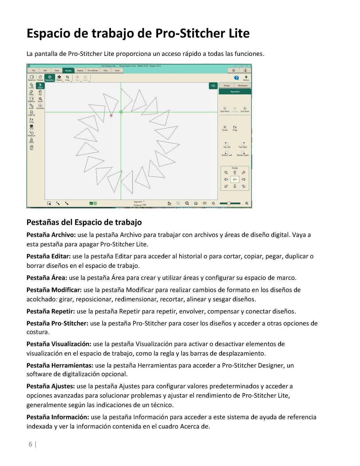 HANDI QUILTER Pro-Stitcher Lite Software User Manual 2021 - WIRE BOUND - COVERS