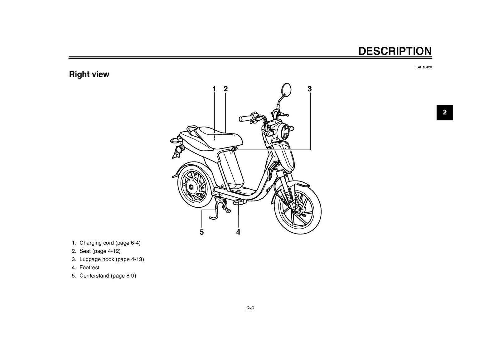 YAMAHA EC-03 Owners Manual 2010 - STEEL WIRE BOUND - PROTECTIVE COVERS