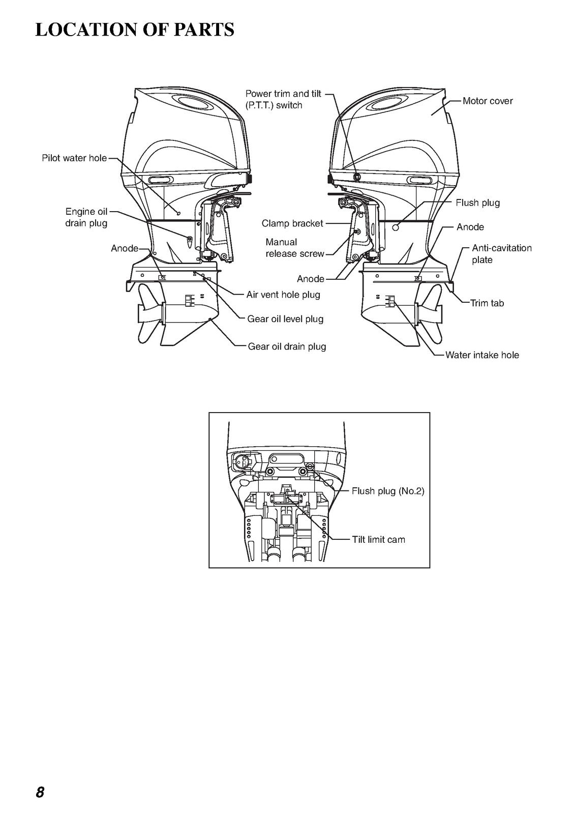 SUZUKI DF150AP DF175AP DF200AP Outboard Owners Manual - WIRE BOUND - COVERS