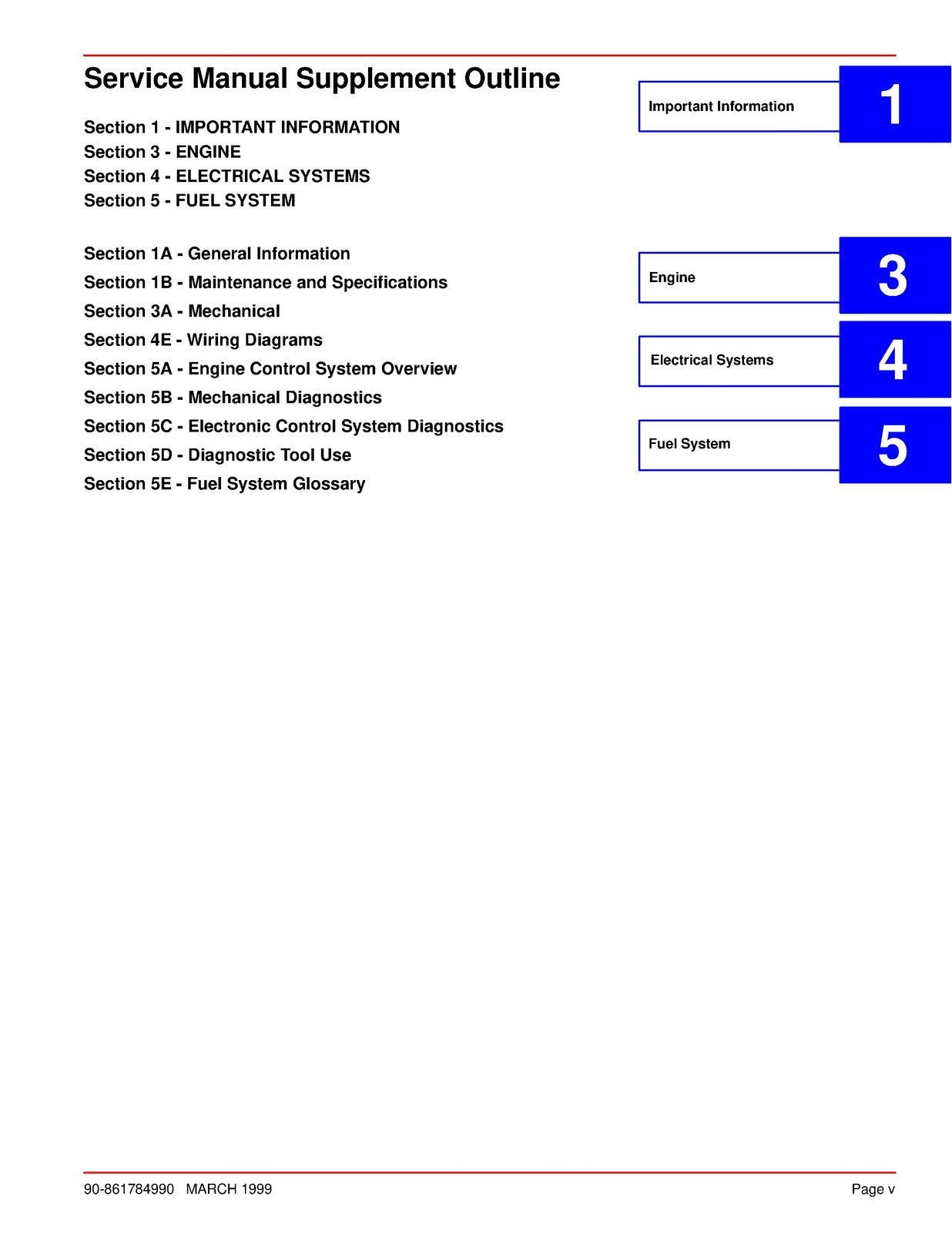 MERCURY MERCRUISER NO 27 SUPPLEMENT SERIAL OLO50050 UP SERVICE MANUAL - BOUND