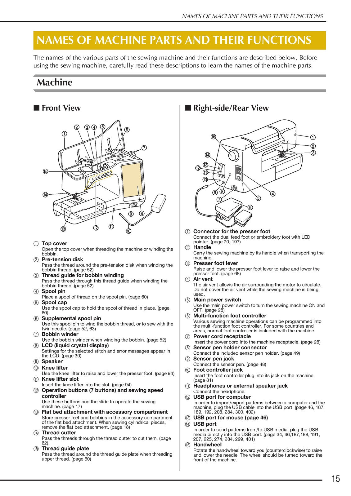 BABY LOCK Destiny II BLDY2 Sewing Machine Instruction Manual - WIRE BOUND
