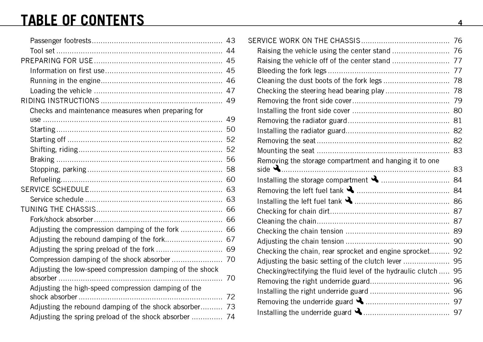 KTM 990 Adventure 990 Adventure R Owners Manual 2011 - WIRE BOUND - TOUGH COVERS
