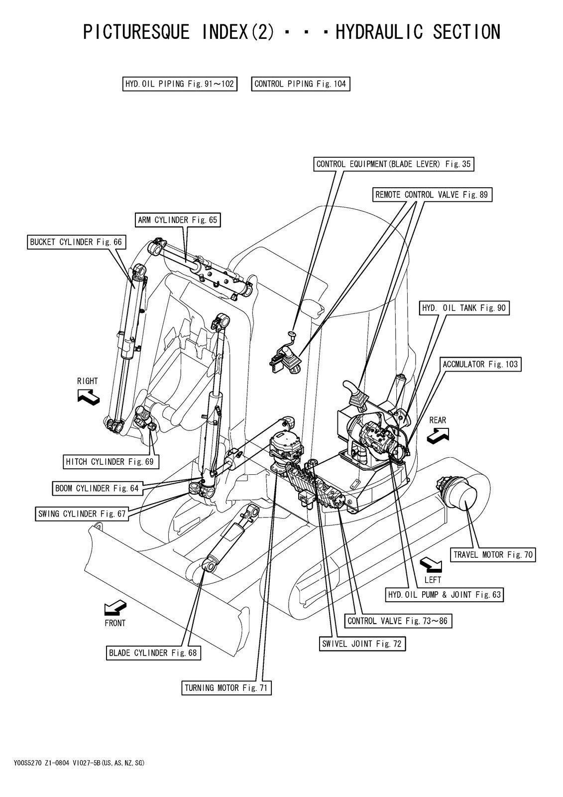 YANMAR ViO27-5B Excavator Parts Catalog Manual 2009 - WIRE BOUND - TOUGH COVERS