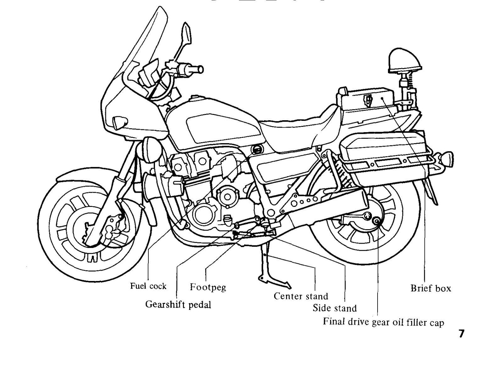 HONDA CBX750P Owners Manual 1997 - BOUND - COVERS - XL FOLDOUT PAGES