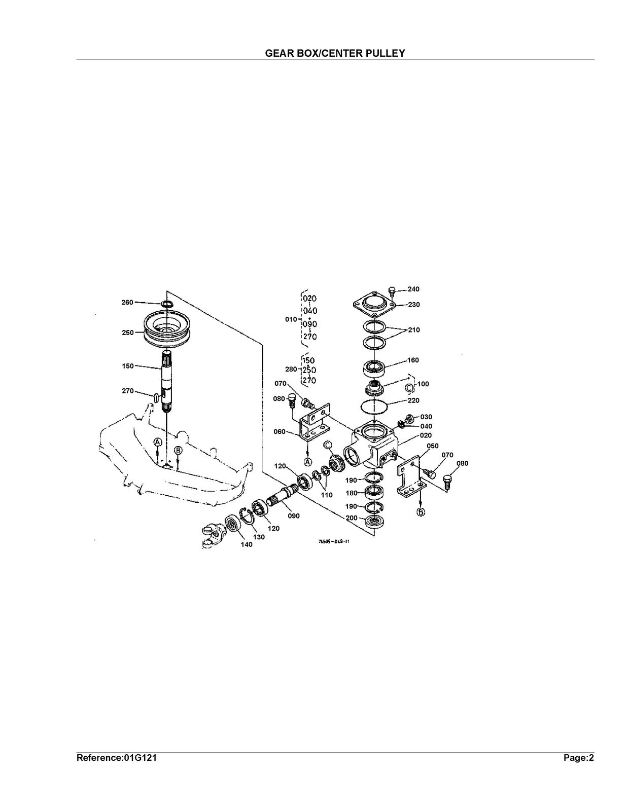 KUBOTA RC48-G20 Parts Manual - STEEL WIRE BOUND - PROTECTIVE COVERS