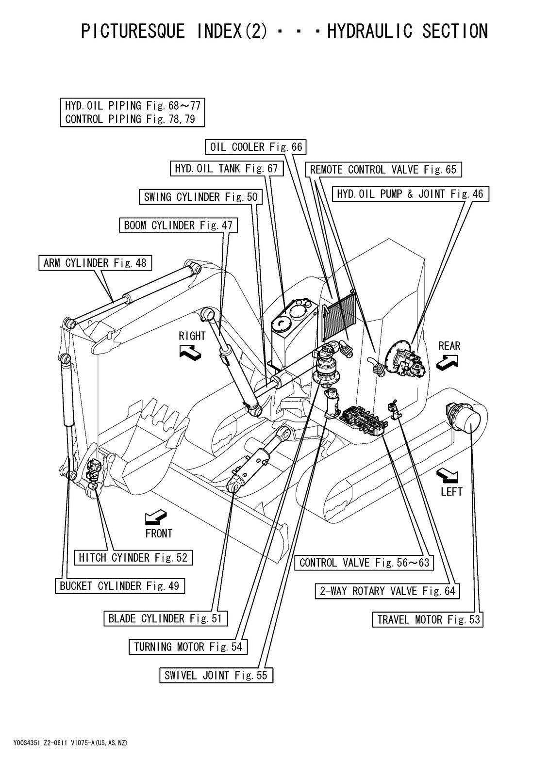 YANMAR ViO75-A Excavator Parts Catalog Manual 2017 - WIRE BOUND - TOUGH COVERS