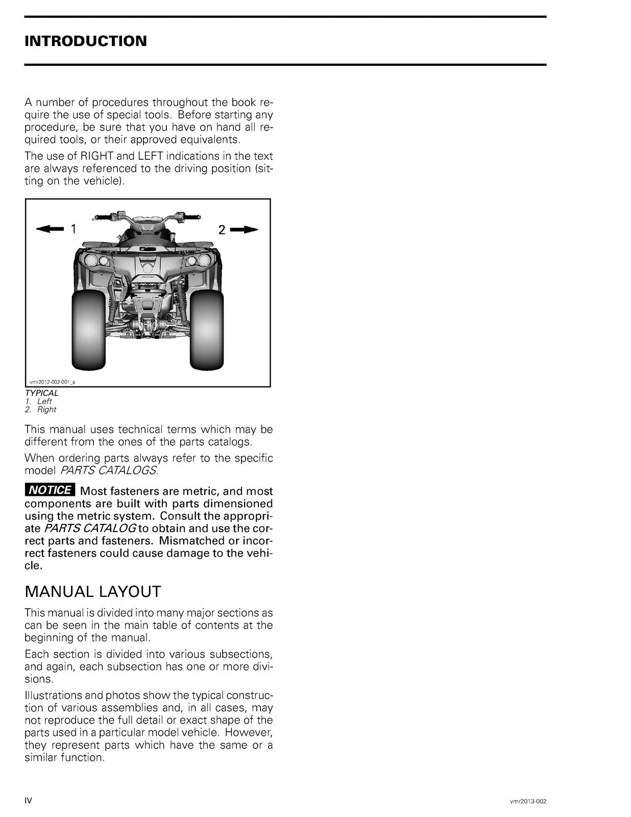 CAN-AM Outlander Renegade XMR ATV Service Manual 2013-2015, FOLDOUTS