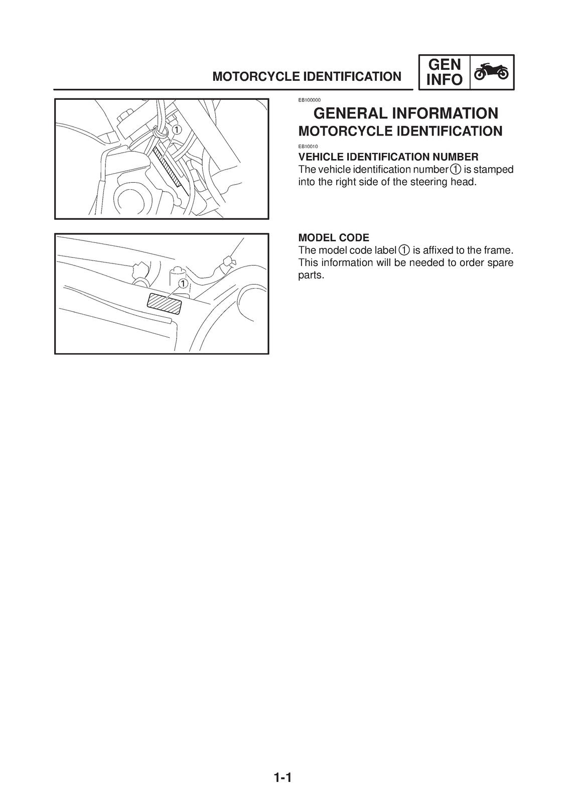 YAMAHA XVS125 Motorcycle Service Manual 2000 - BOUND - COVERS - XL FOLDOUT PAGES