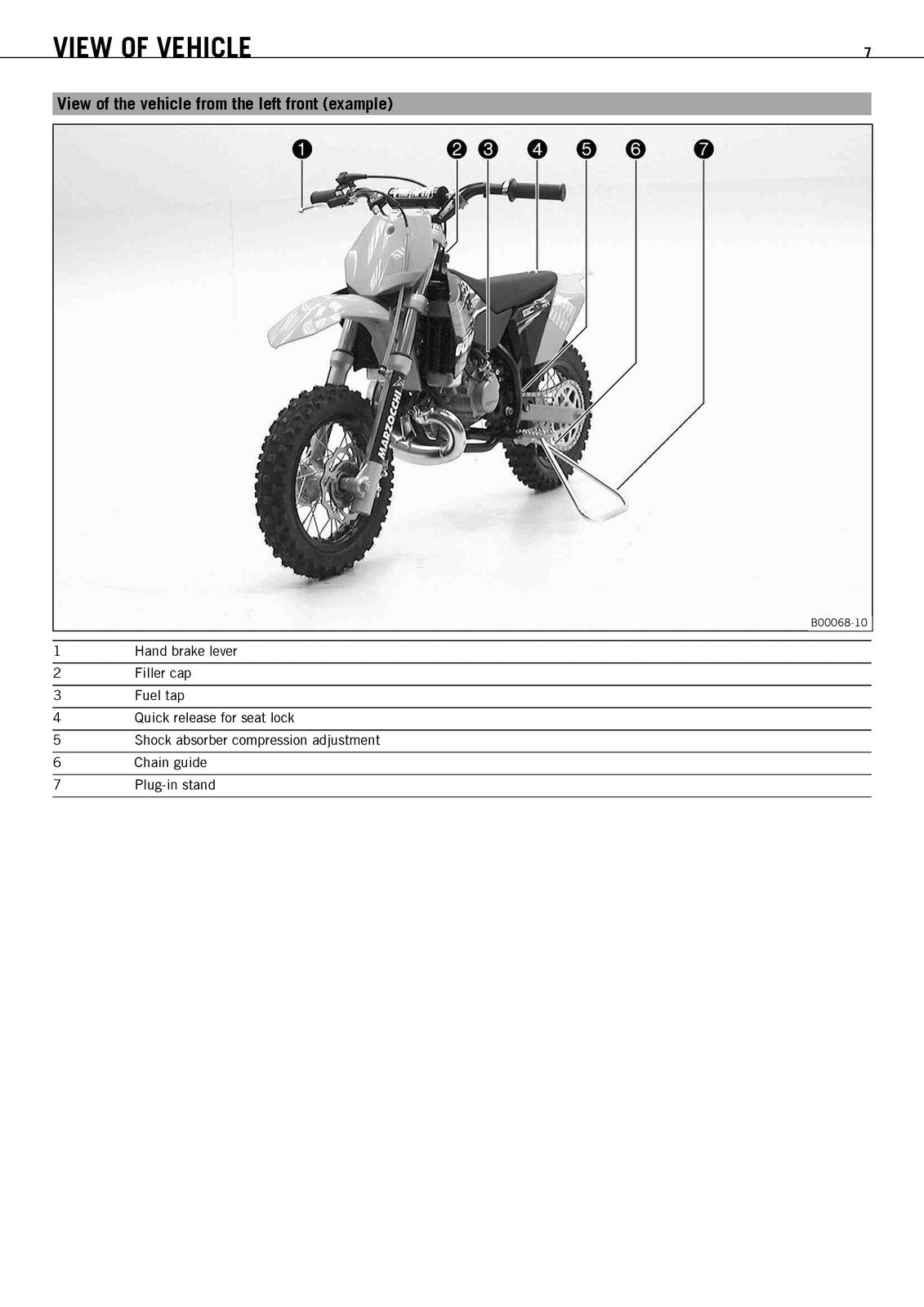 KTM 50 SX 50 SX Mini Owners Manual 2010 - STEEL WIRE BOUND - PROTECTIVE COVERS