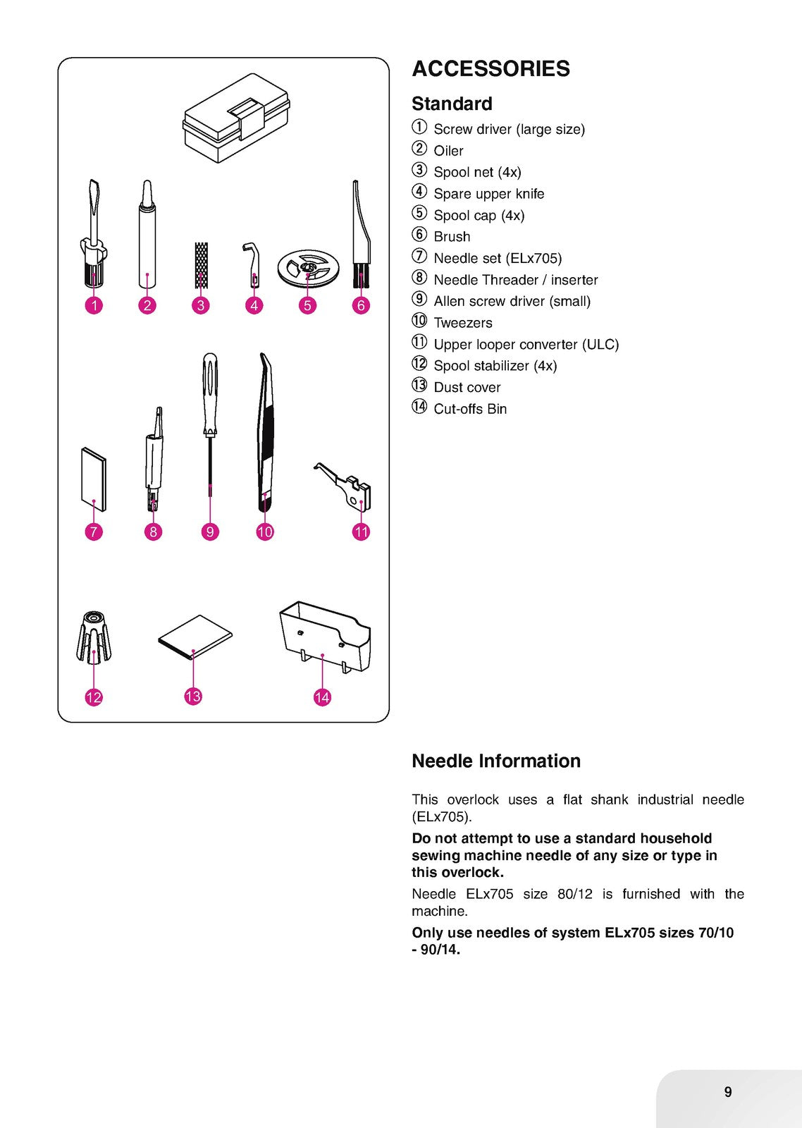 BERNINA Bernette B44 FunLock Overlocker User Manual - WIRE BOUND - TOUGH COVERS