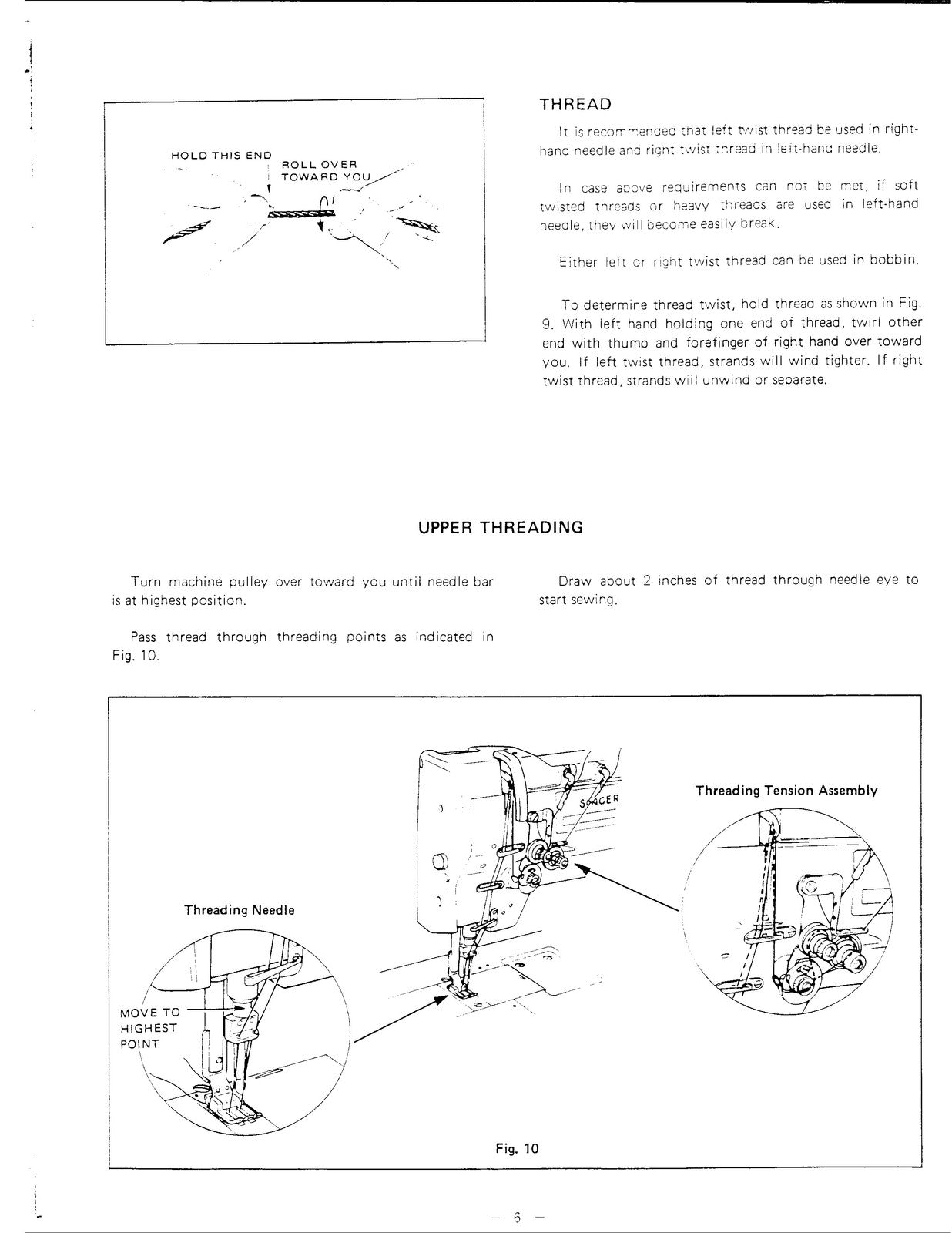 SINGER 212U141 Sewing Machine Service Manual - STEEL WIRE BOUND - TOUGH COVERS