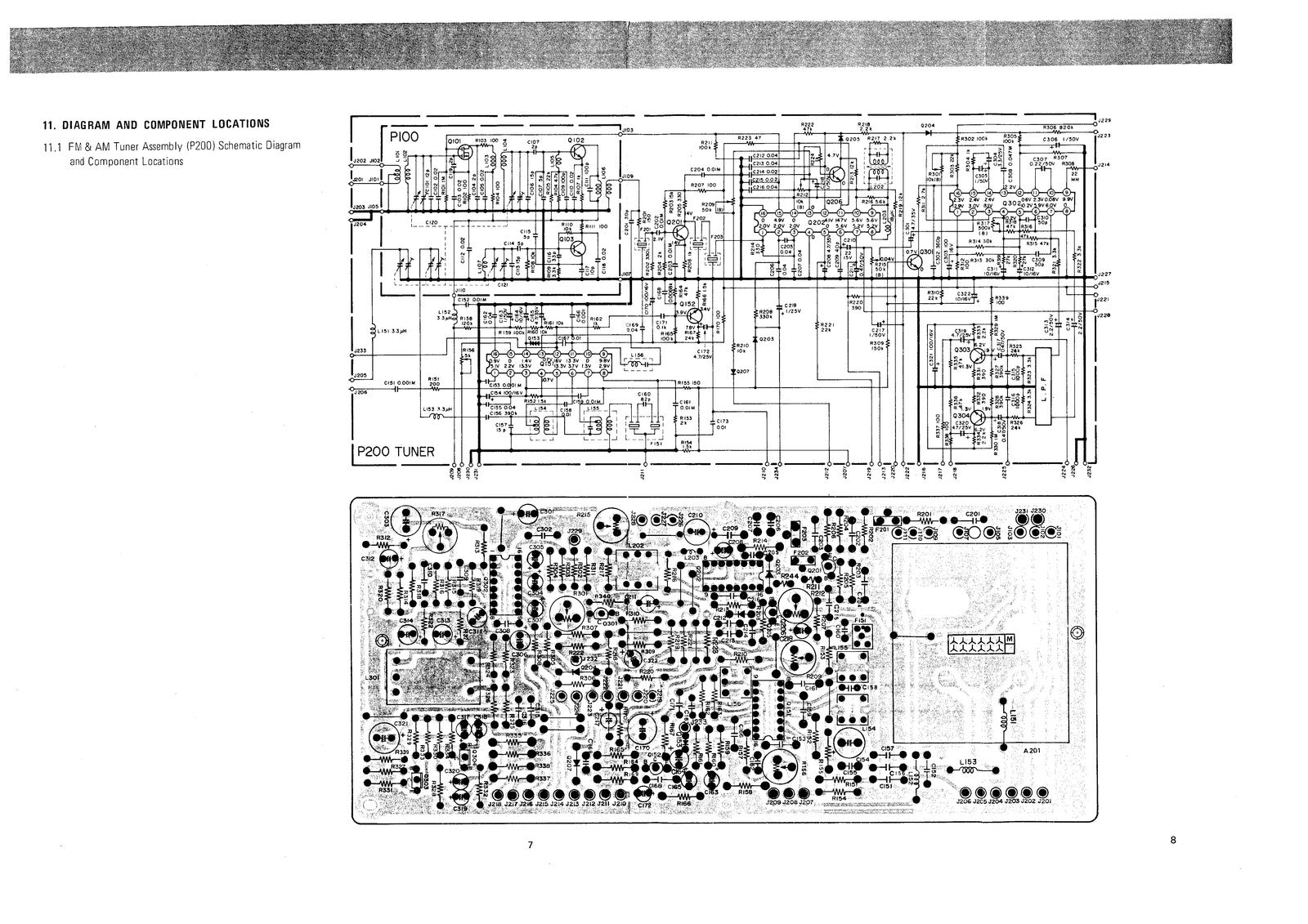 MARANTZ 2252B Stereophonic Receiver Service Manual - WIRE BOUND - TOUGH COVERS