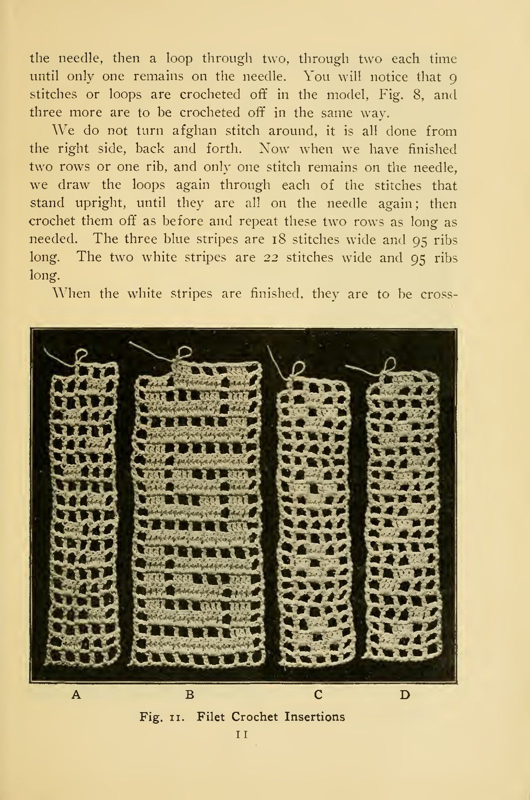 PRISCILLA Juniors Crochet Book Manual 1914 - STEEL WIRE BOUND - TOUGH COVERS