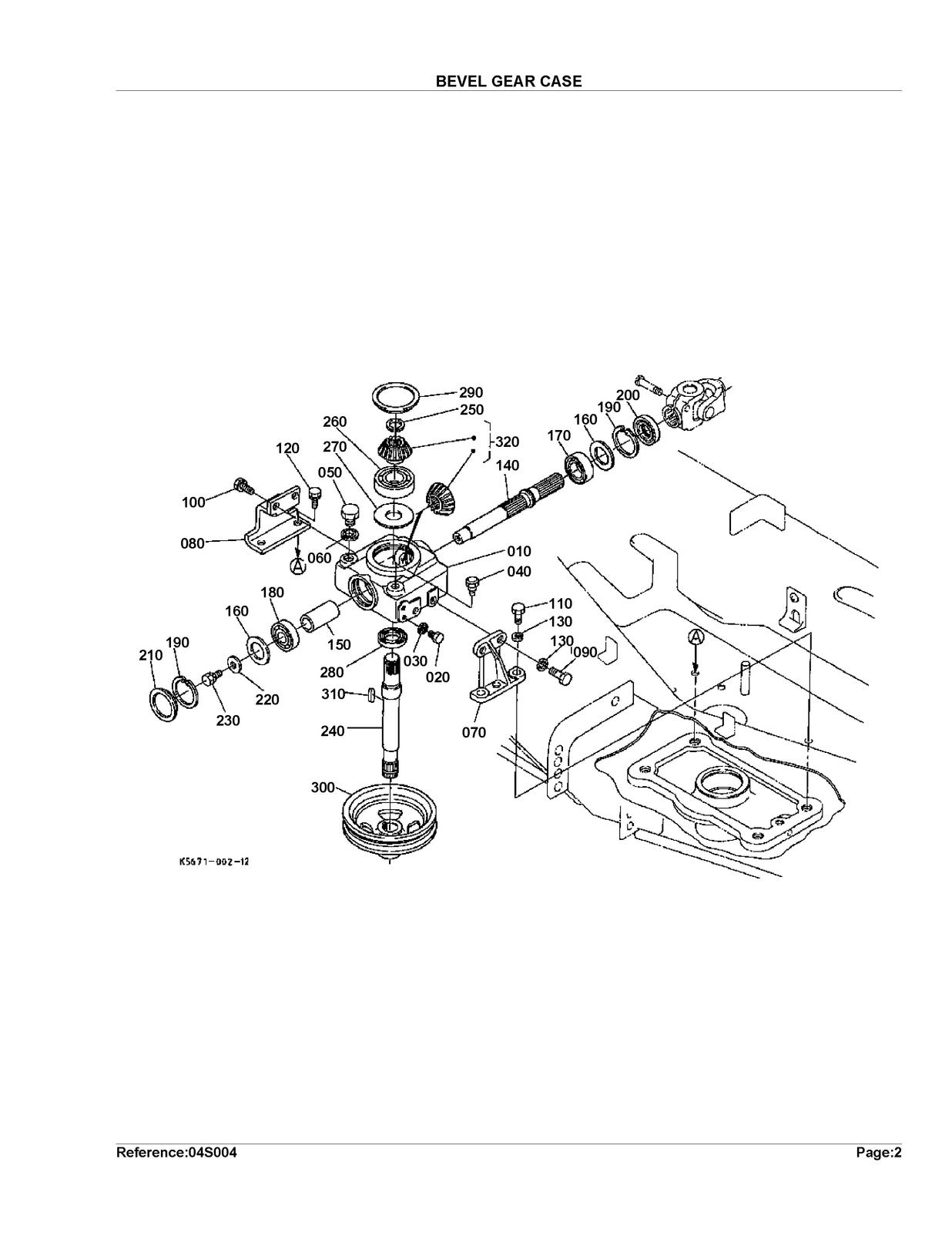 KUBOTA RC72-F30 Parts Manual - STEEL WIRE BOUND - PROTECTIVE COVERS