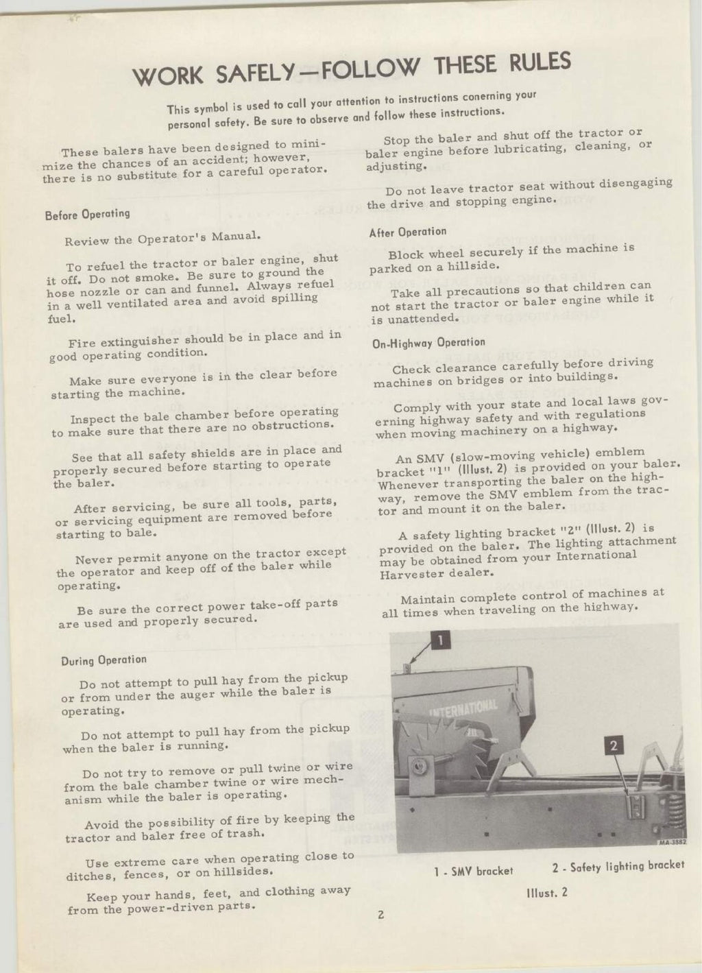 INTERNATIONAL HARVESTER 430 440 BALER OPERATORS MANUAL - WIRE BOUND - COVERS