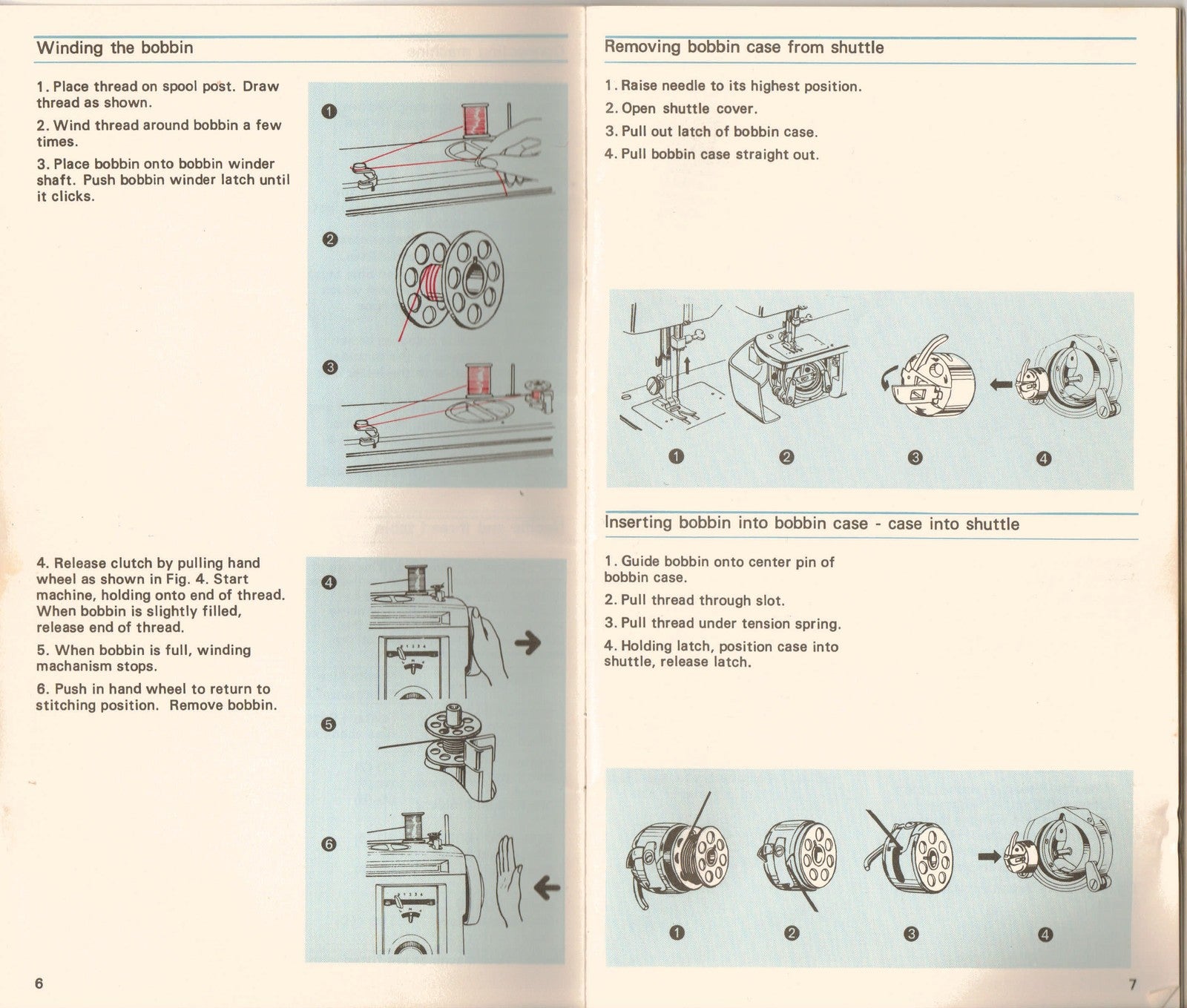 FRISTER ROSSMANN Freearm Sewing Machine Instruction Manual - WIRE BOUND - COVERS