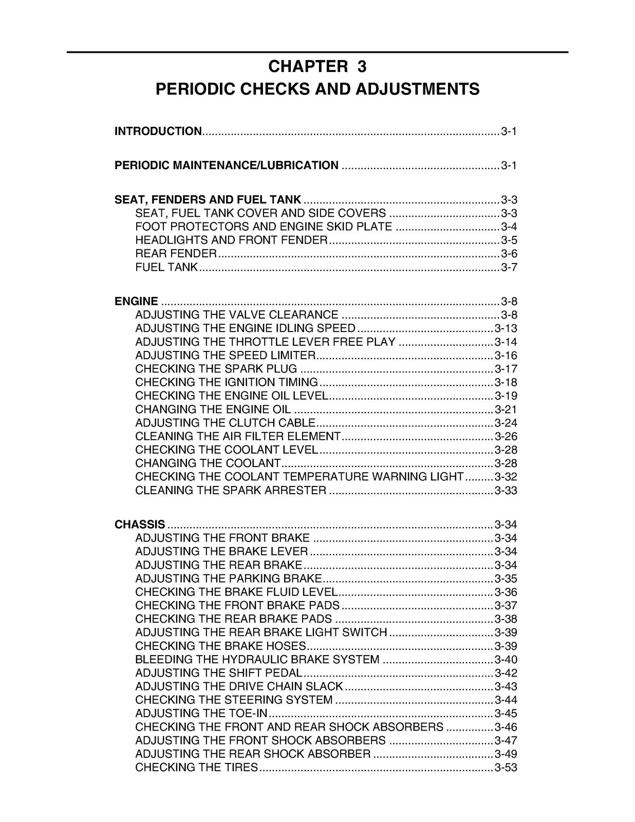 YAMAHA YFZ450S ATV Service Manual 2003 - BOUND - COVERS - XL FOLDOUT PAGES