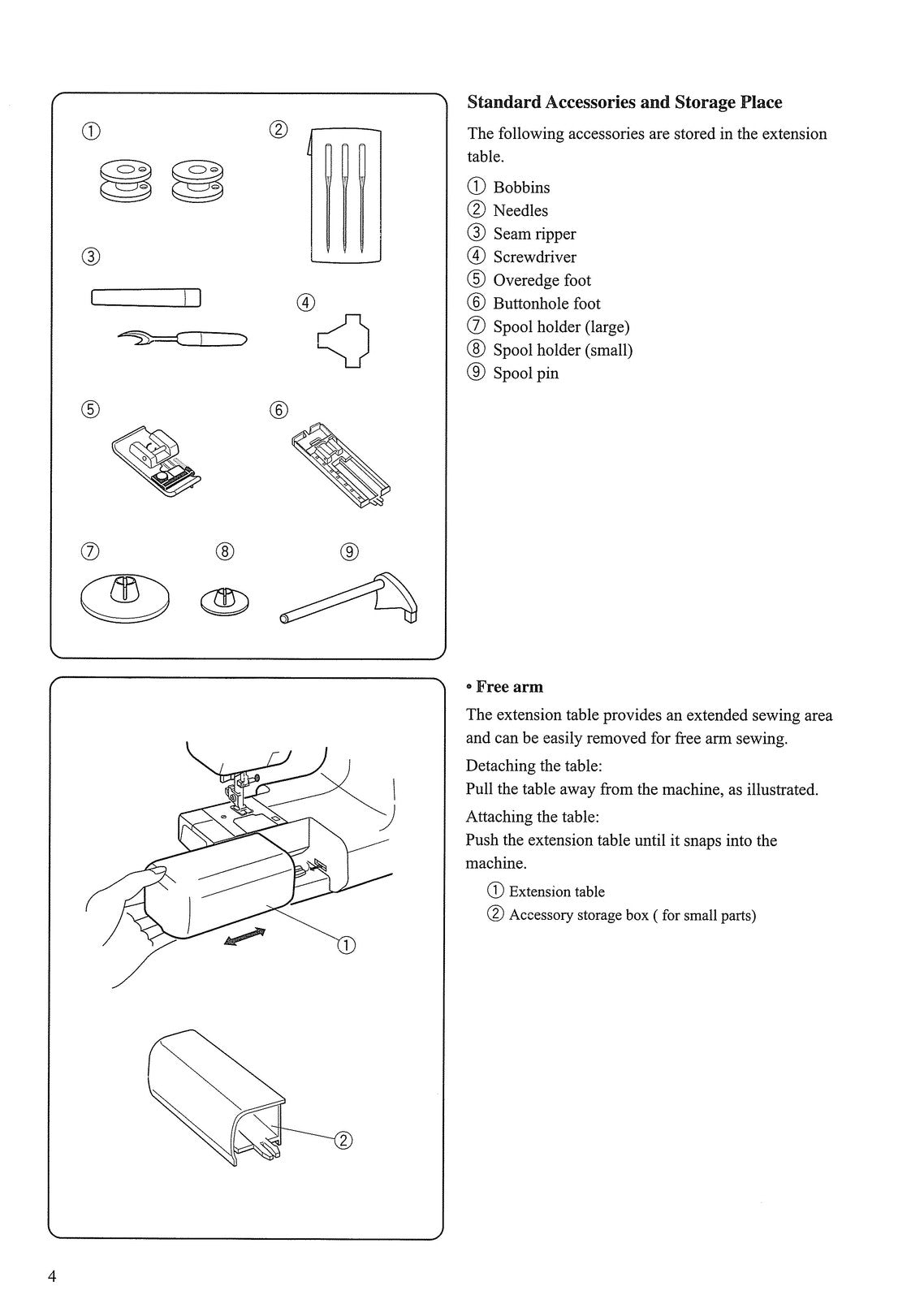 JANOME Jem Gold 2 661 Sewing Machine Instruction Book Manual - WIRE BOUND