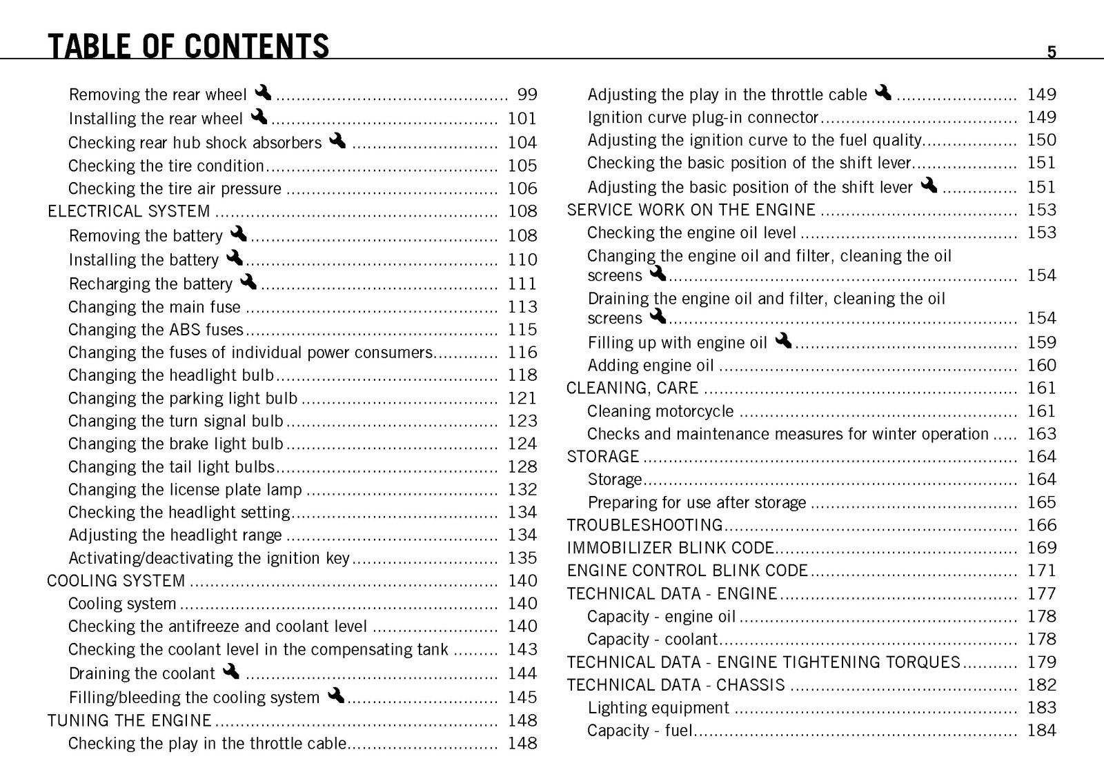 KTM 990 Supermoto R EU FR AUS UK Owners Manual 2012 - WIRE BOUND - TOUGH COVERS