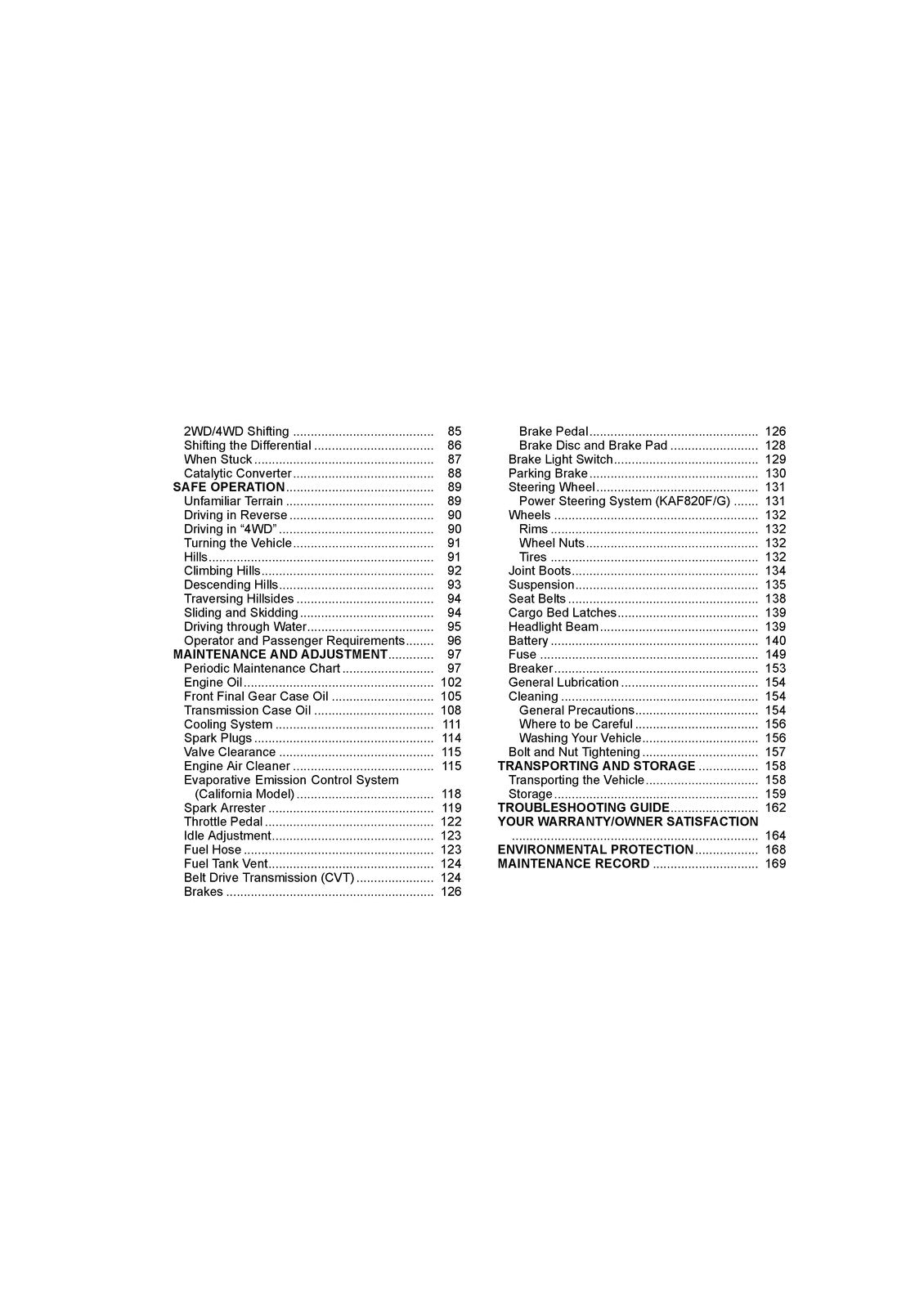 KAWASAKI Mule PRO-FXT Ranch Edition Owners Manual 2019 - WIRE BOUND - COVERS