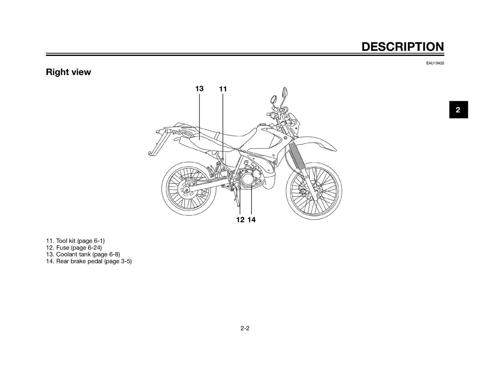 YAMAHA DT125R DT125X Owners Manual - STEEL WIRE BOUND - PROTECTIVE COVERS