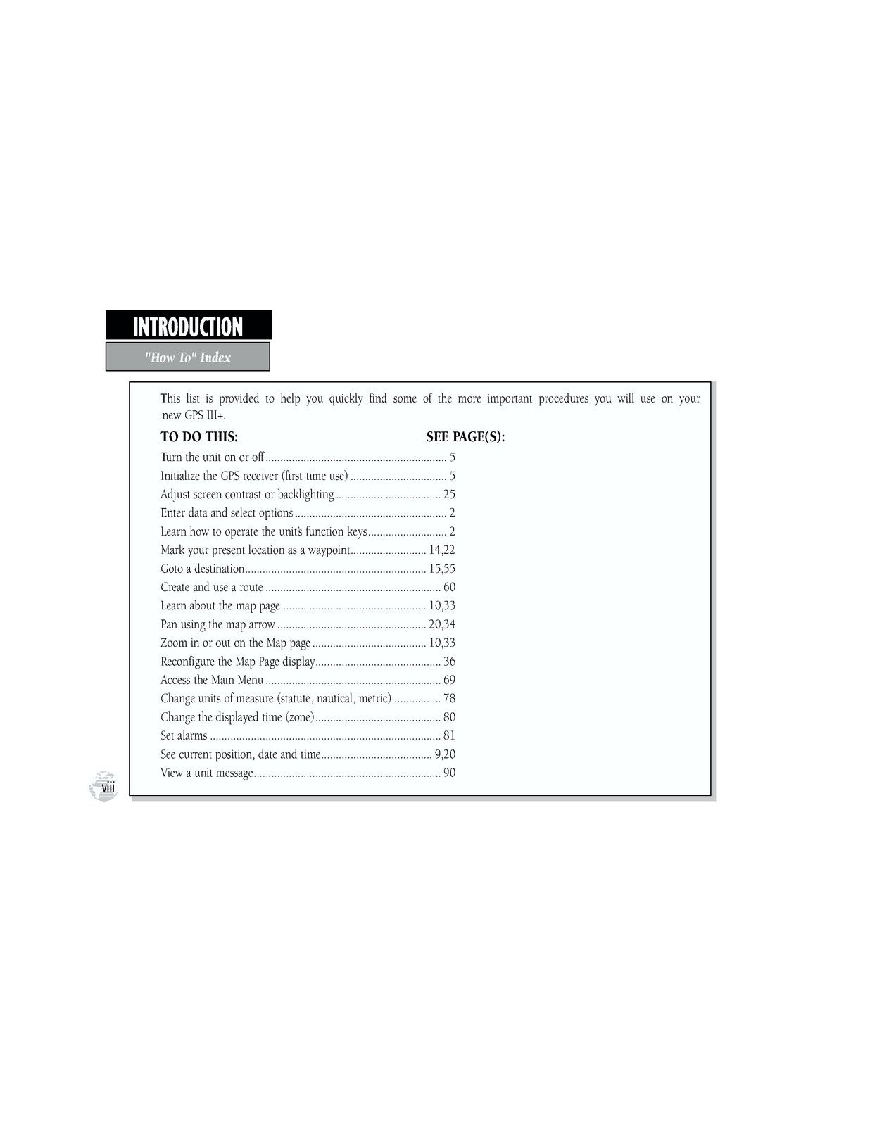 GARMIN GPS III Owners Manual And Reference 2001 - WIRE BOUND - TOUGH COVERS