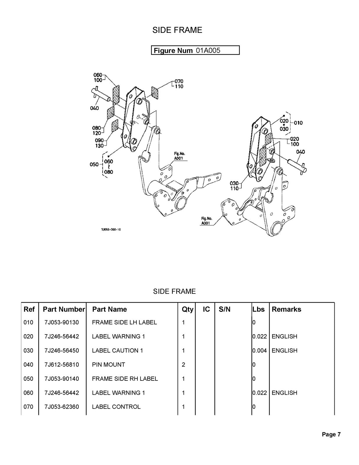 KUBOTA LA364 Loader Illustrated Parts List Manual - WIRE BOUND - TOUGH COVERS