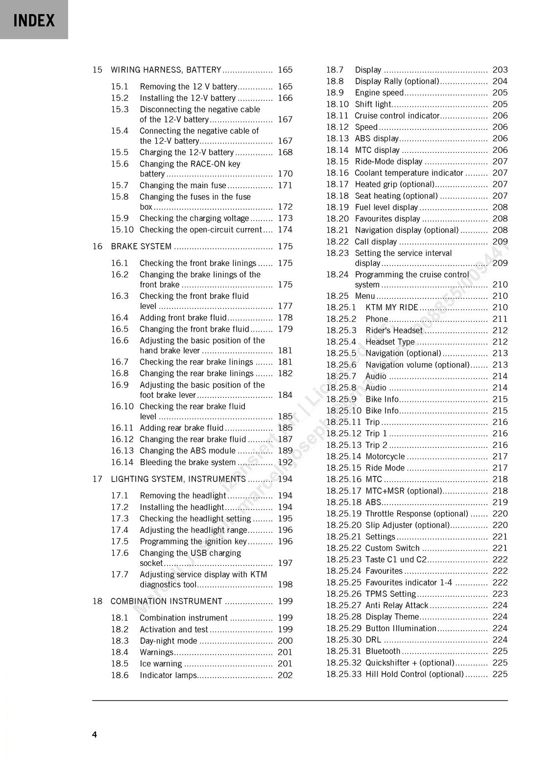 KTM 1290 Super Adventure R Motorcycle Repair Manual 2021 - WIRE BOUND - COVERS