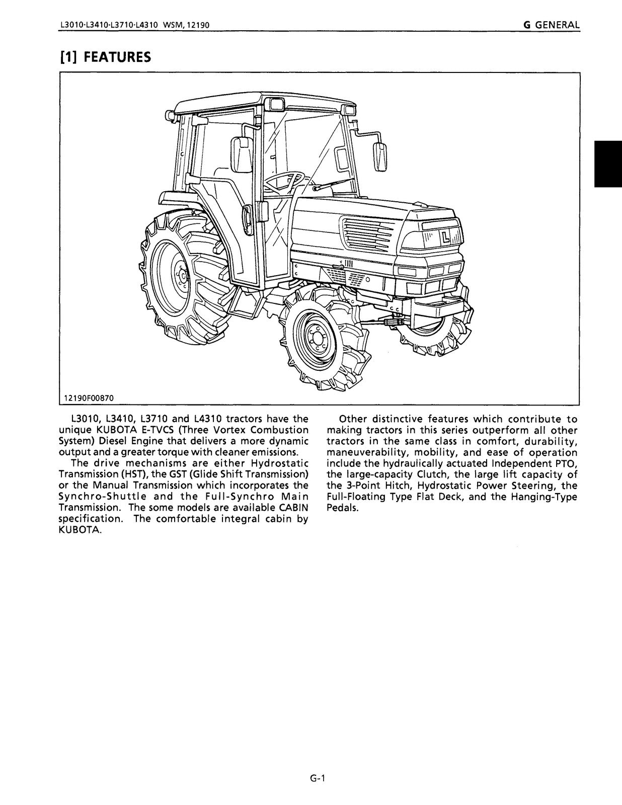 KUBOTA L3010 L3410 L3710 L4310 L4610 Workshop & Operators Manuals BUNDLE