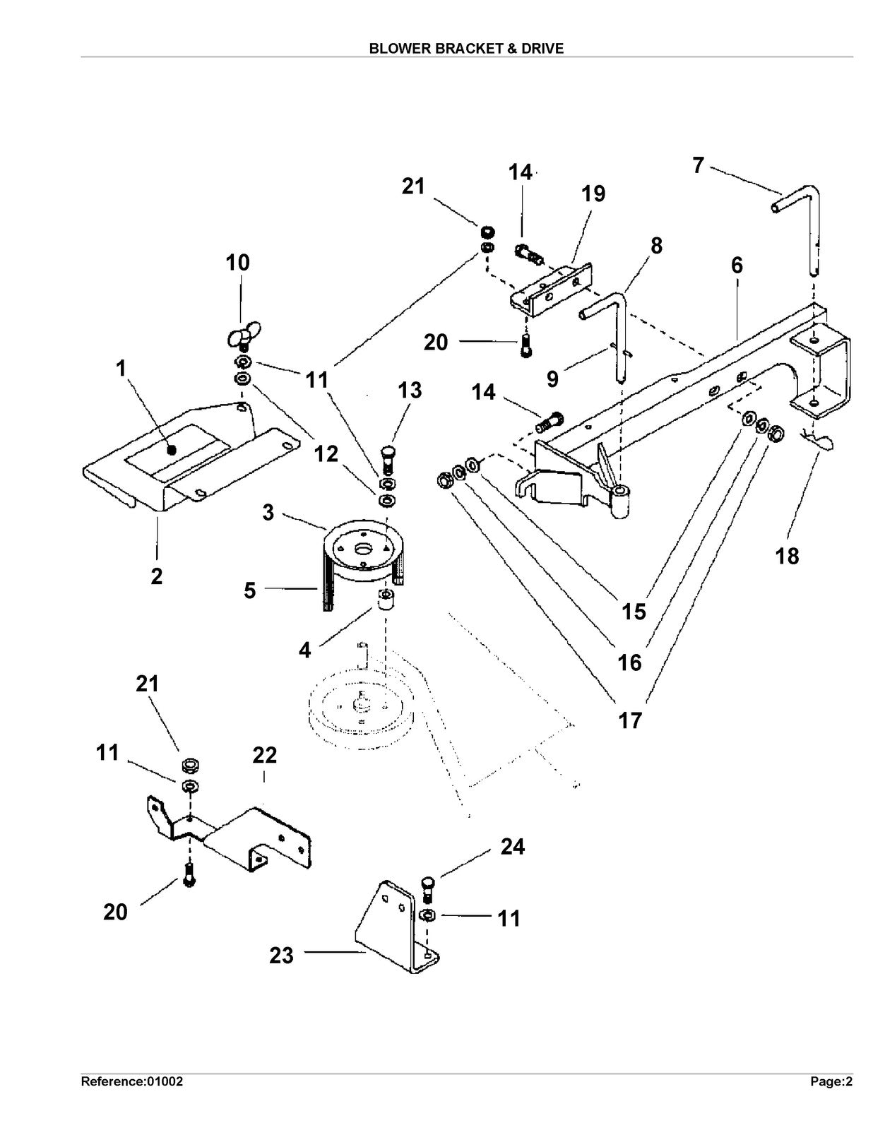 KUBOTA GCK48T Parts Manual - STEEL WIRE BOUND - PROTECTIVE COVERS