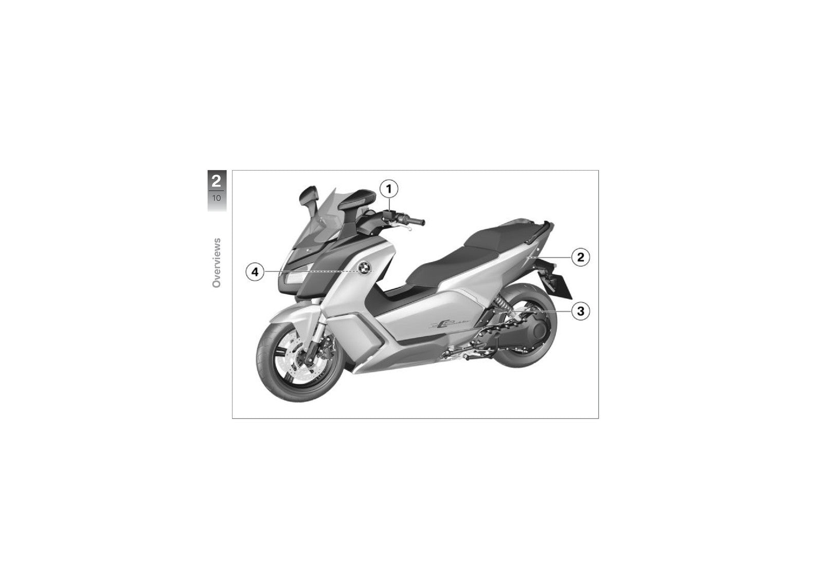 BMW C evolution Motorcycle Riders Manual 2018 - STEEL WIRE BOUND - TOUGH COVERS
