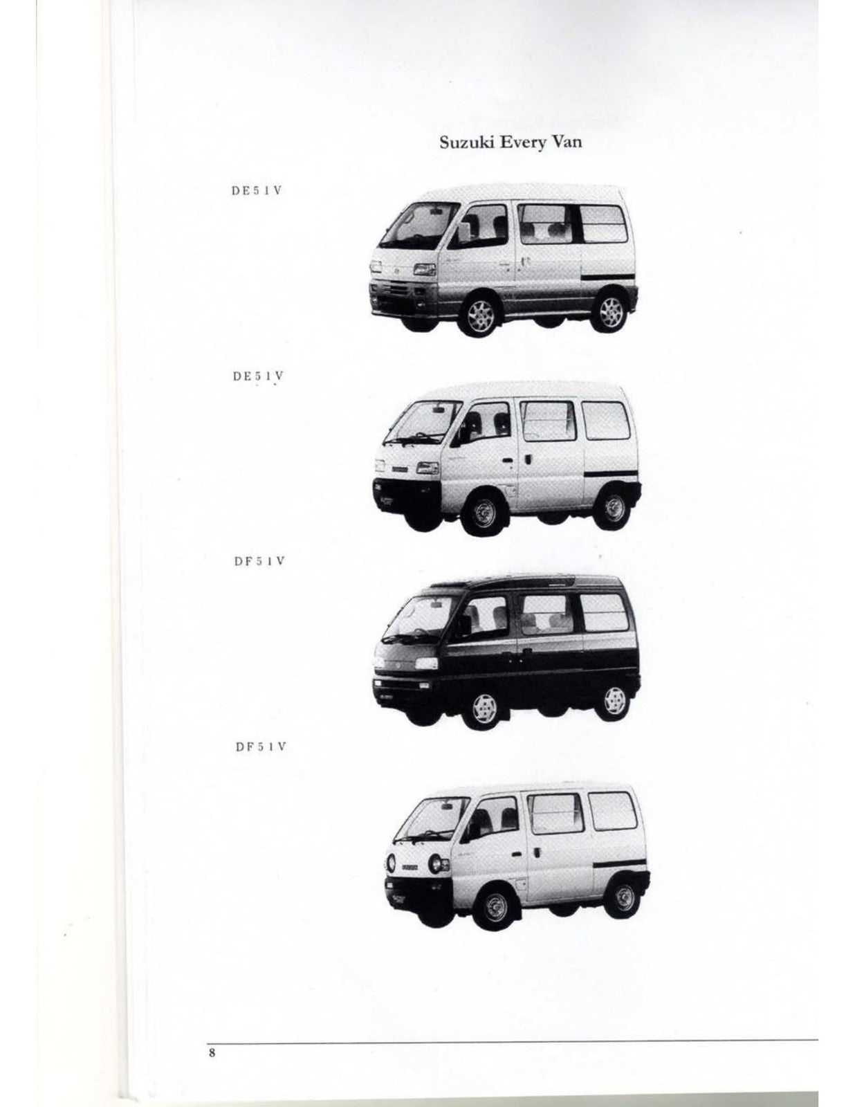 SUZUKI Carry Every F6A Engine Service Manual 2008 - WIRE BOUND - TOUGH COVERS