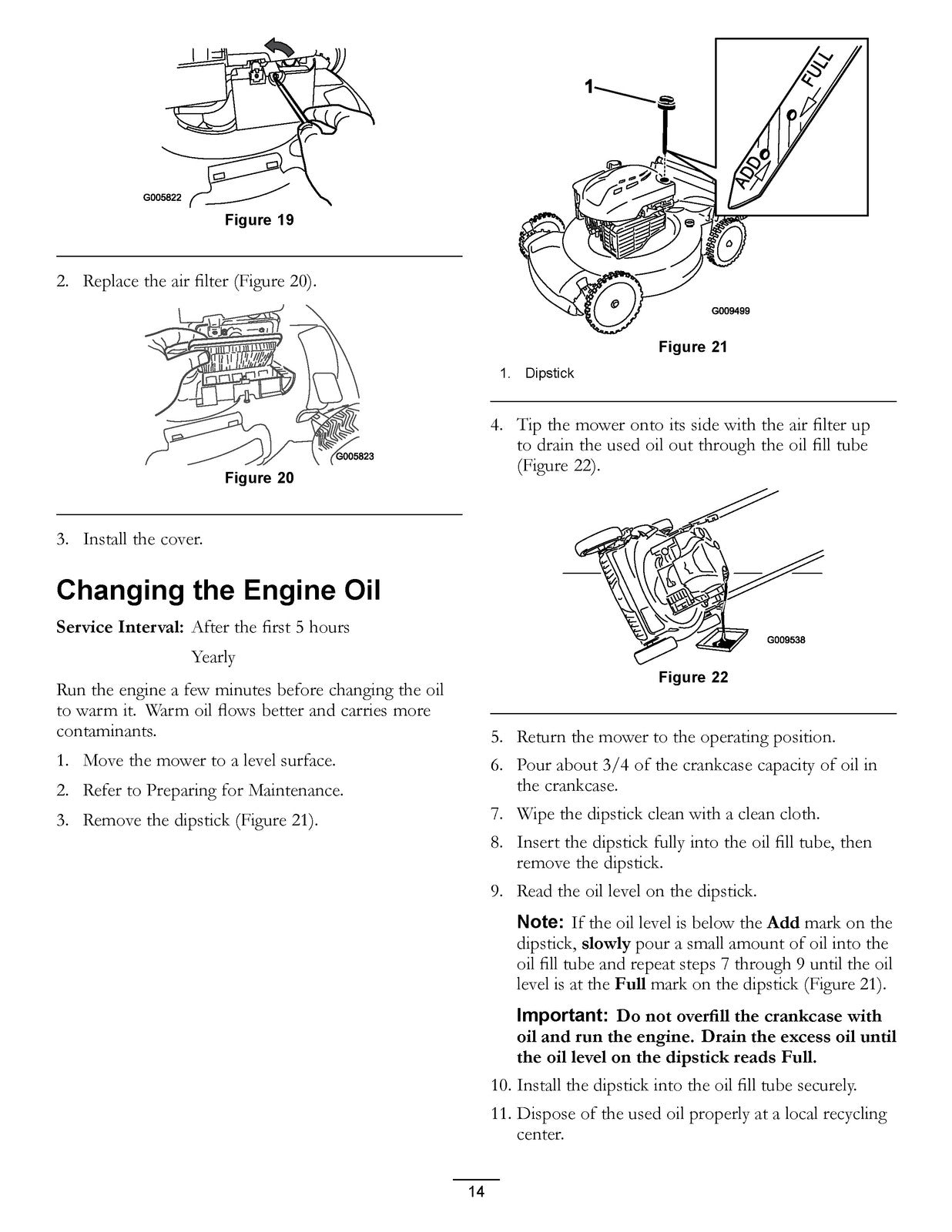 TORO 20332 20332C 20334 20334C 20352 Operators Manual SN 310000001 Up - BOUND